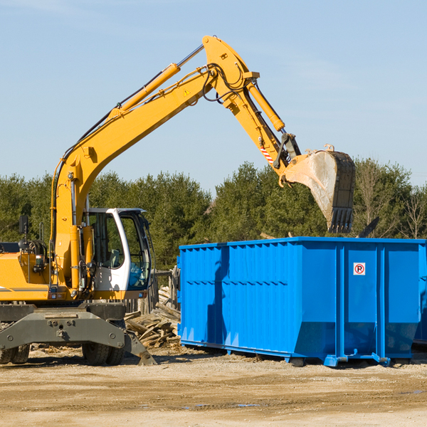 can i choose the location where the residential dumpster will be placed in Hillsdale MO